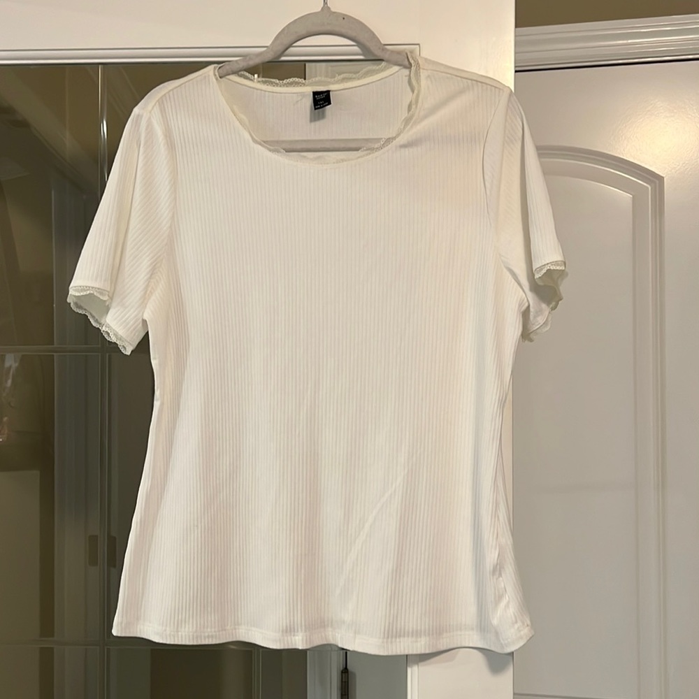 White Top with Lace